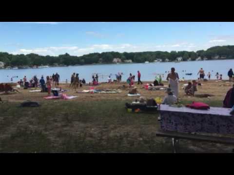 Chilling Out On The Beach At Portage Lakes - Youtube